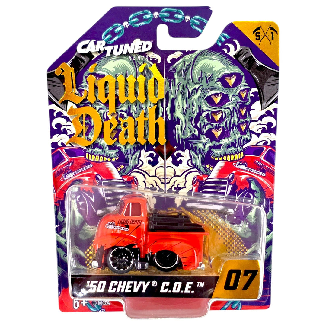 CarTuned x Liquid Death - '50 Chevy C.O.E. - 2026 Remixes Series - Top CollectiblesDiecastMGA