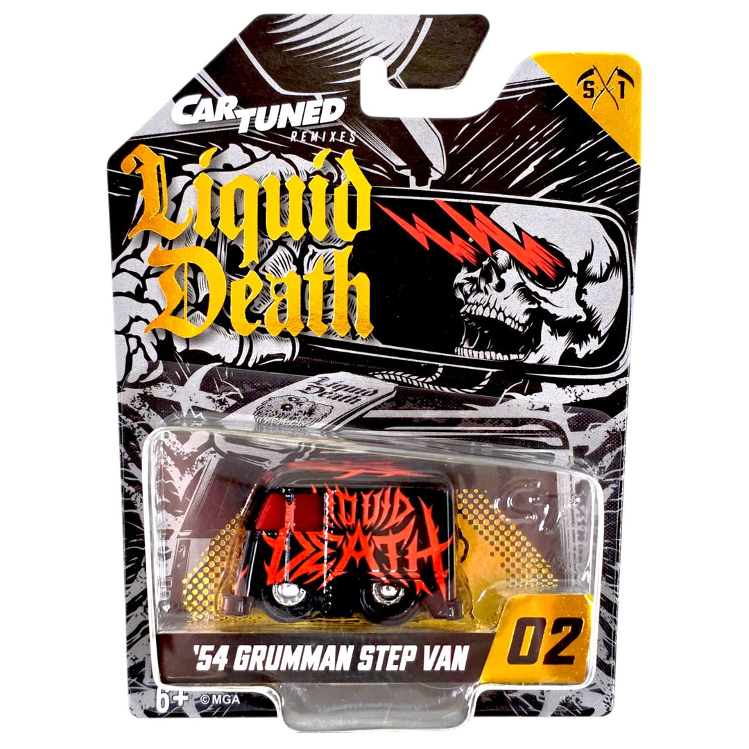 CarTuned x Liquid Death - '54 Grumman Step Van - 2026 Remixes Series - Top CollectiblesDiecastMGA