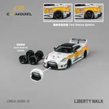 CM Model - LB - Silhouette WORKS GT Nissan 35GT - RR w/ Extra Wheels - Top CollectiblesDiecastCM Model