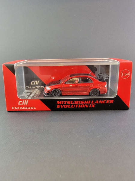 CM Model - Mitsubishi Lancer Evolution IX Widebody w/ Carbon Fiber Hood - Top CollectiblesDiecastCM Model