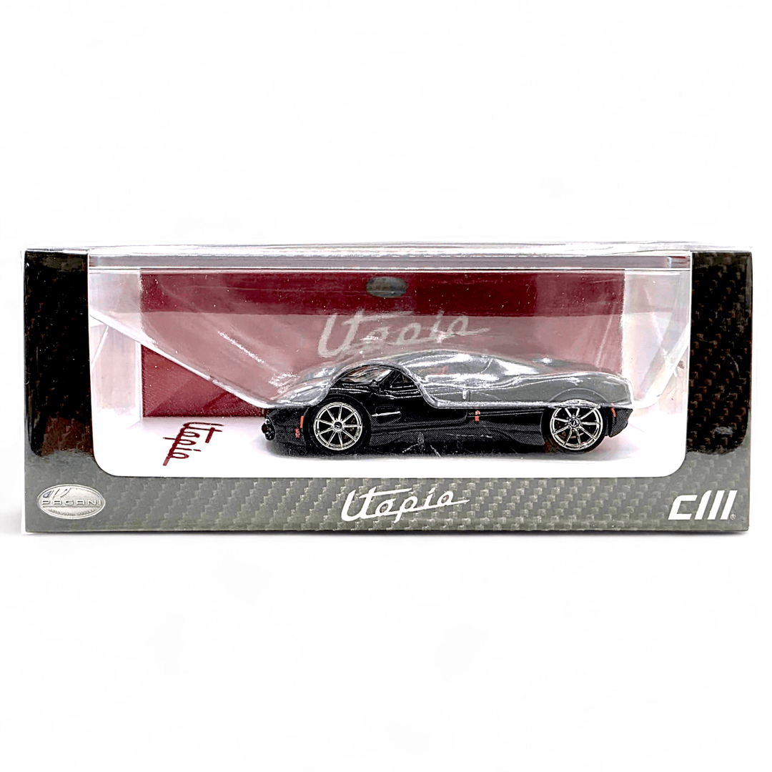 CM Model - Pagani Utopia - Full Carbon with Red Line - Top CollectiblesDiecastCM Model