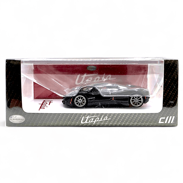CM Model - Pagani Utopia - Full Carbon with Red Line - Top CollectiblesDiecastCM Model