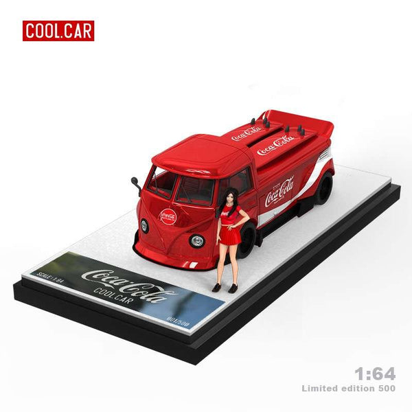 Cool Car - Volkswagen T1 Pickup "Coca - Cola" w/ Figure - Top CollectiblesDiecastCool Car