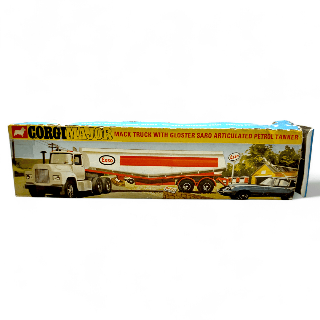 Corgi - Esso Mack Tank Truck - 1972 *1/43 Scale* - Top CollectiblesDiecastCorgi
