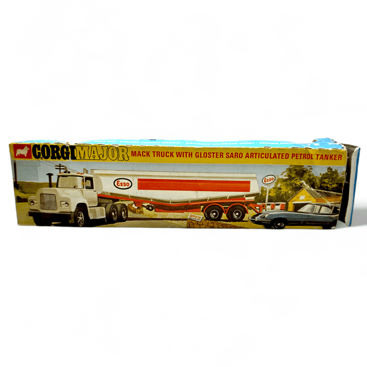 Corgi - Esso Mack Tank Truck - 1972 *1/43 Scale* - Top CollectiblesDiecastCorgi