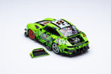 DCM x D.Bo - Porsche 911 (993) RWB Modified Ducktail - Green *Pre - Order* - Top CollectiblesDiecastDCM