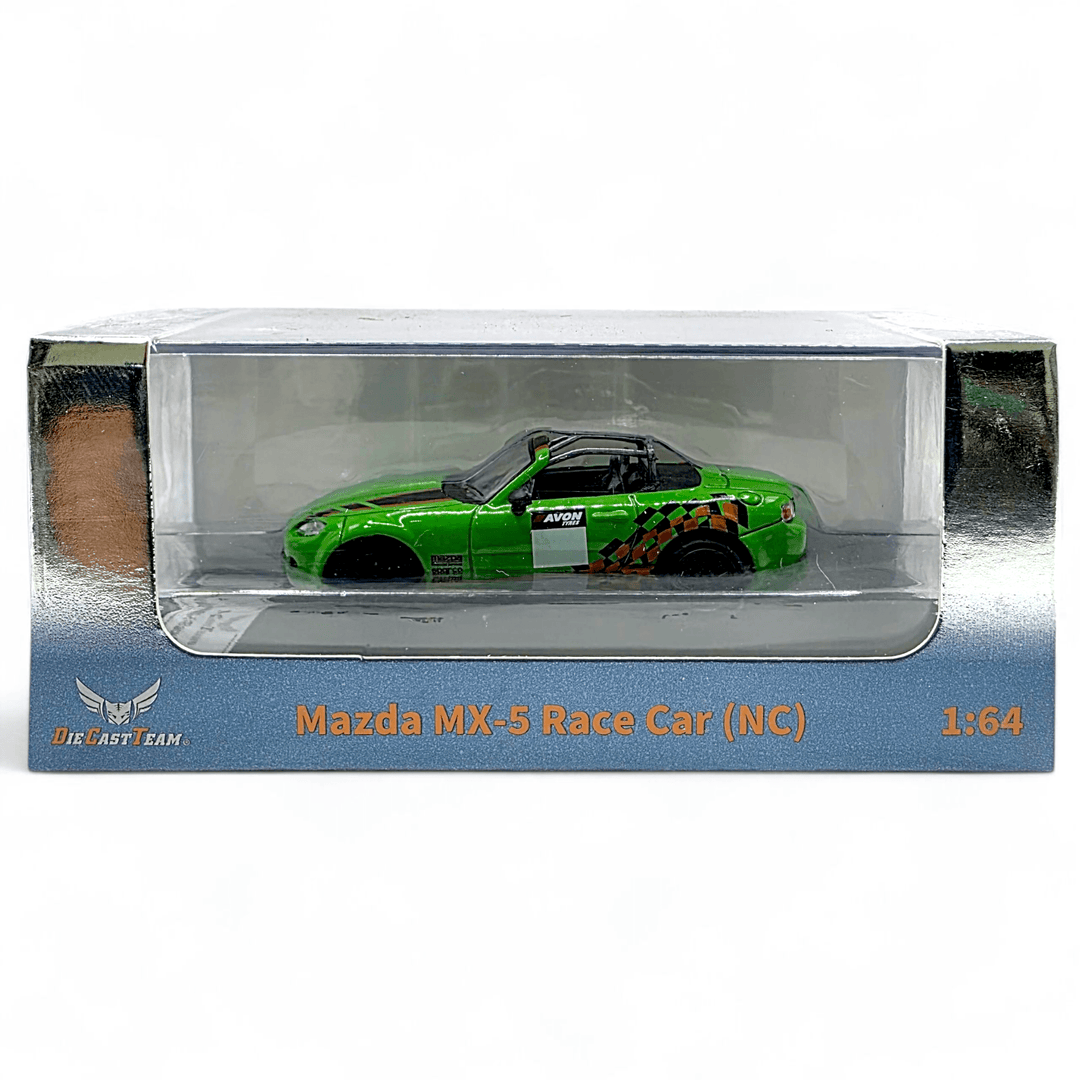 DCT - Mazda MX - 5 Race Car (NC) - Green - Top CollectiblesDiecastDCT