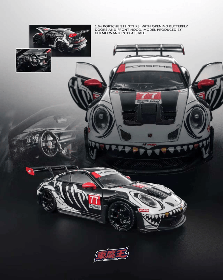 Demon King Auto - Porsche 911 GT3 RS Bone Dragon Livery - Top CollectiblesDiecastDemon King Auto