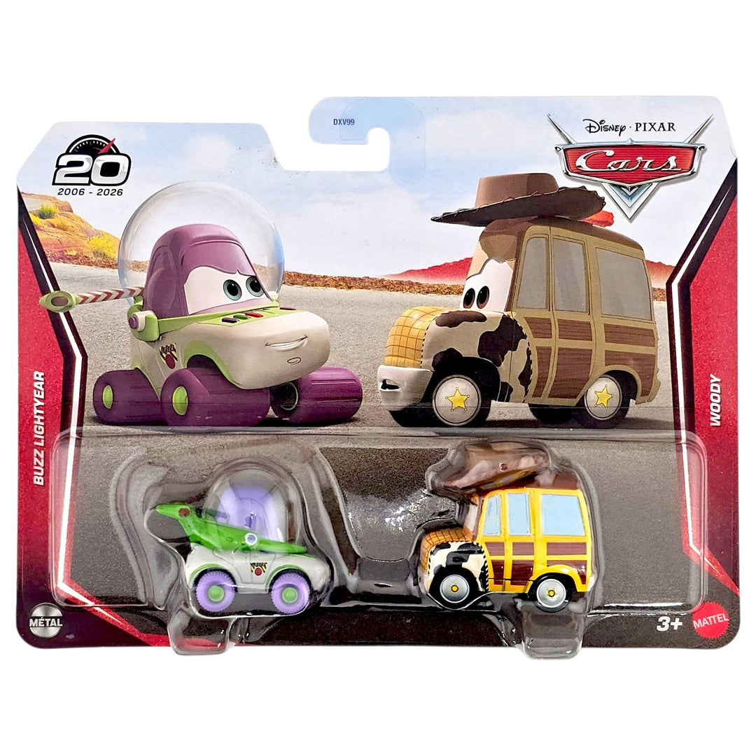 Disney Pixar - Buzz Lightyear &amp; Woody - 2026 Cars 2-Pack - Top CollectiblesDiecastDisney Pixar