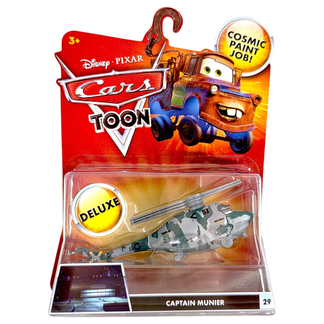Disney Pixar - Captain Munier - 2010 Cars Toon Deluxe Series - Top CollectiblesDiecastDisney Pixar