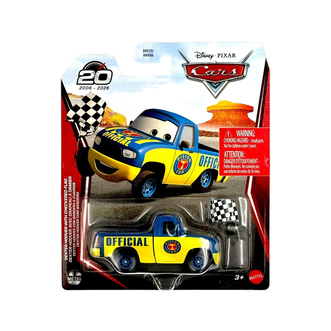 Disney Pixar - Dexter Hoover with Checkered Flag - 2026 20th Anniversary Cars Series - Top CollectiblesDiecastDisney Pixar