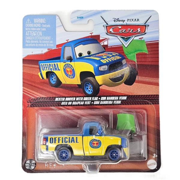 Disney Pixar - Dexter Hoover with Green Flag - 2025 Cars Series - Top CollectiblesDiecastDisney Pixar