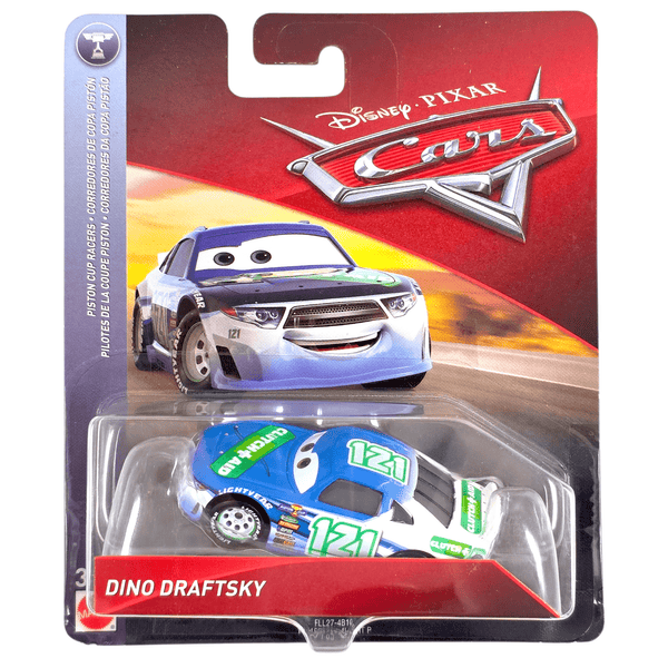 Disney Pixar - Dino Draftsky - 2018 Cars Piston Cup Racers Series - Top CollectiblesDiecastDisney Pixar