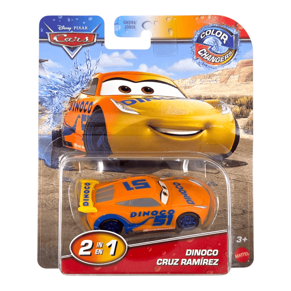 Disney Pixar - Dinoco Cruz Ramirez - 2025 Cars Color Changers Series - Top CollectiblesDiecastDisney Pixar