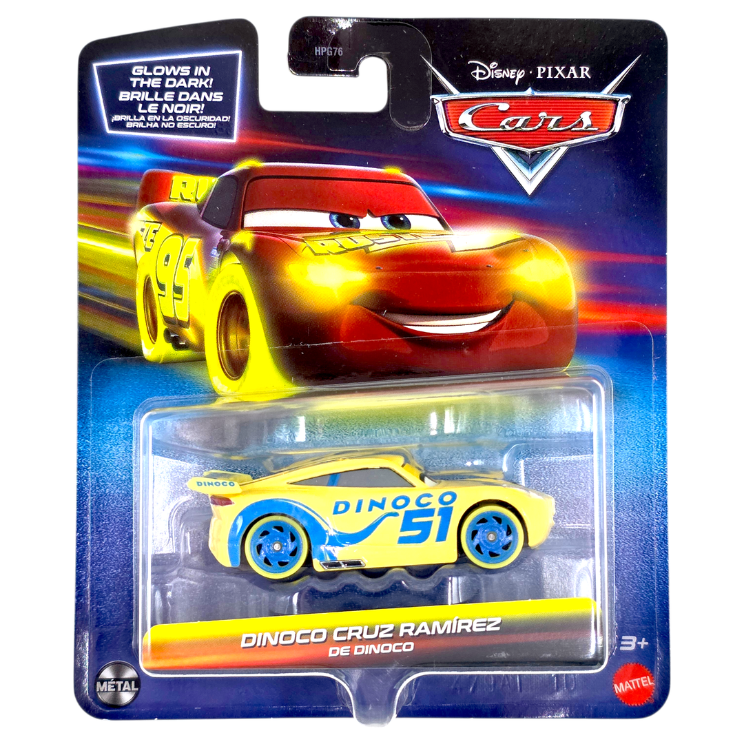 Disney Pixar - Dinoco Cruz Ramirez - 2026 Cars Glow Racers Series - Top CollectiblesDiecastDisney Pixar