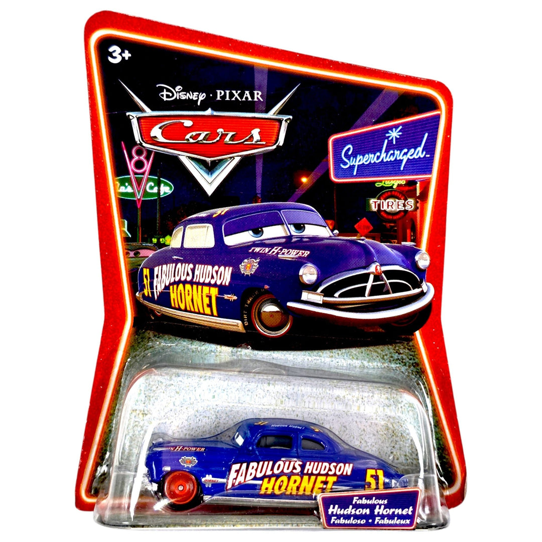 Disney Pixar - Fabulous Hudson Hornet - 2006 Cars Supercharged Series - Top CollectiblesDiecastDisney Pixar