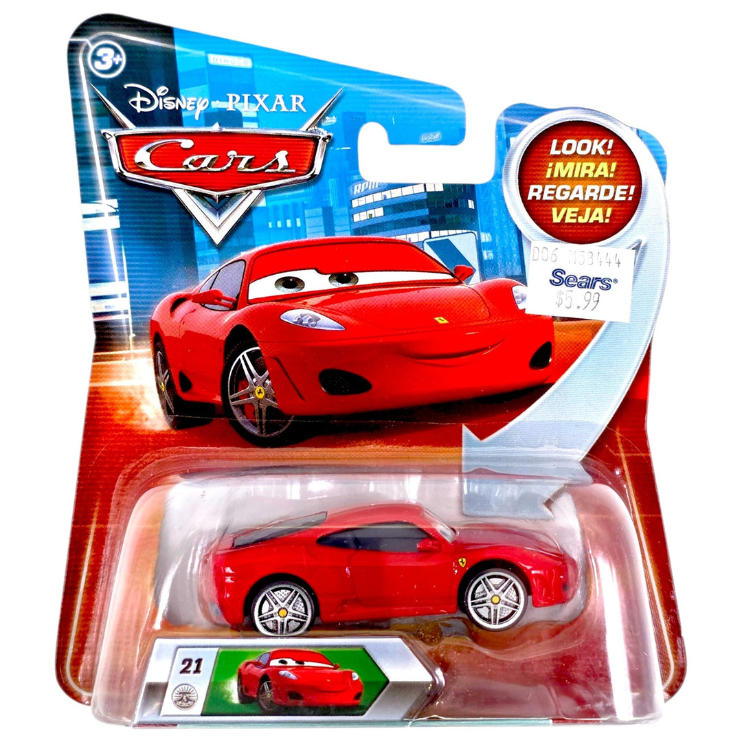 Disney Pixar - Ferrari F430 - 2009 Cars Lenticular Series *International Card Variation* - Top CollectiblesDiecastDisney Pixar