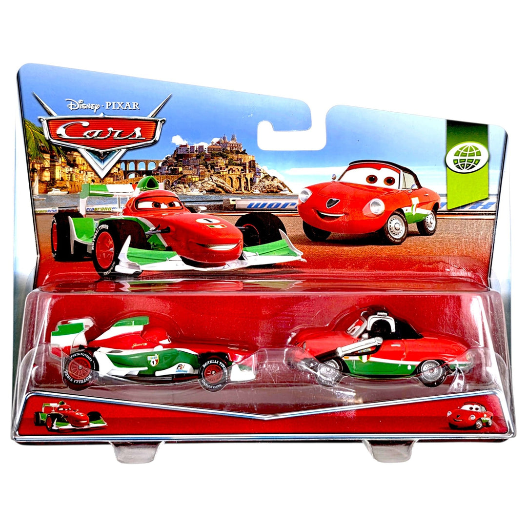 Disney Pixar - Francesco Bernoulli & Giuseppe Motorosi - 2014 Cars WPG 2-Pack - Top CollectiblesDiecastDisney Pixar