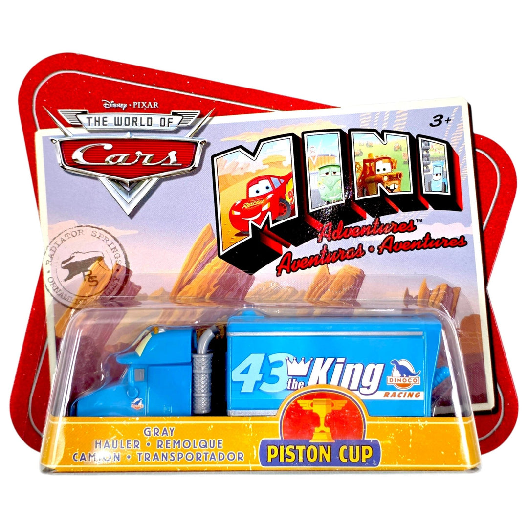 Disney Pixar - Gray Hauler (The King) - 2009 Cars Mini Adventures Piston Cup Series - Top CollectiblesDiecastDisney Pixar