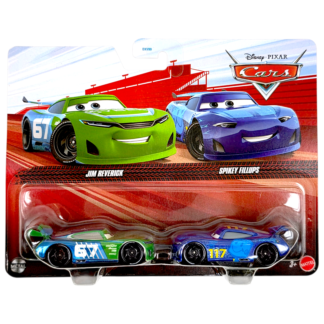 Disney Pixar - Jim Reverick & Spikey Fillups - 2026 Cars 2 - Pack - Top CollectiblesDiecastDisney Pixar