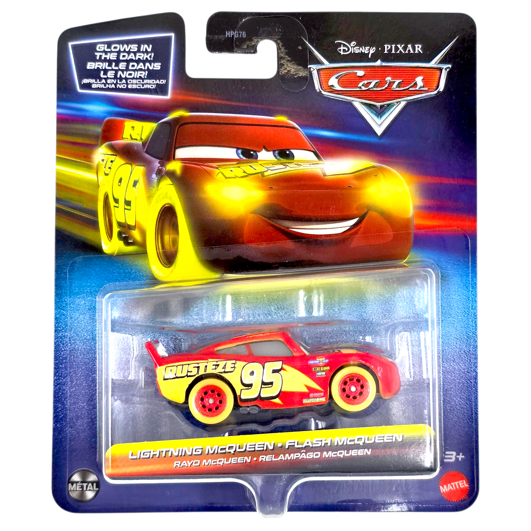 Disney Pixar - Lightning McQueen - 2026 Cars Glow Racers Series - Top CollectiblesDiecastDisney Pixar