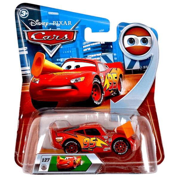 Disney Pixar - Lightning McQueen with Cone - 2009 Cars Lenticular Series - Top CollectiblesDiecastDisney Pixar