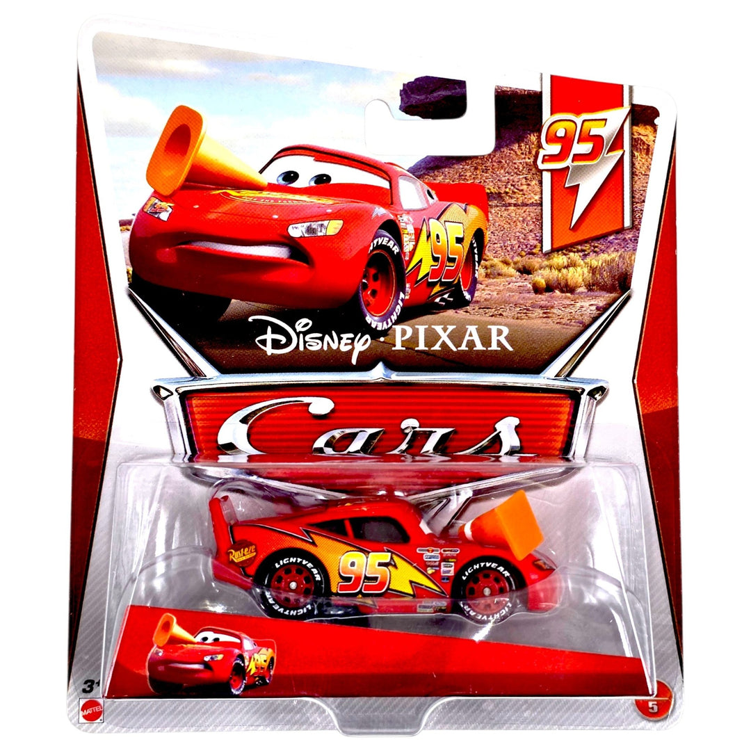 Disney Pixar - Lightning McQueen with Cone - 2012 Cars Lightning McQueens Series - Top CollectiblesDiecastDisney Pixar