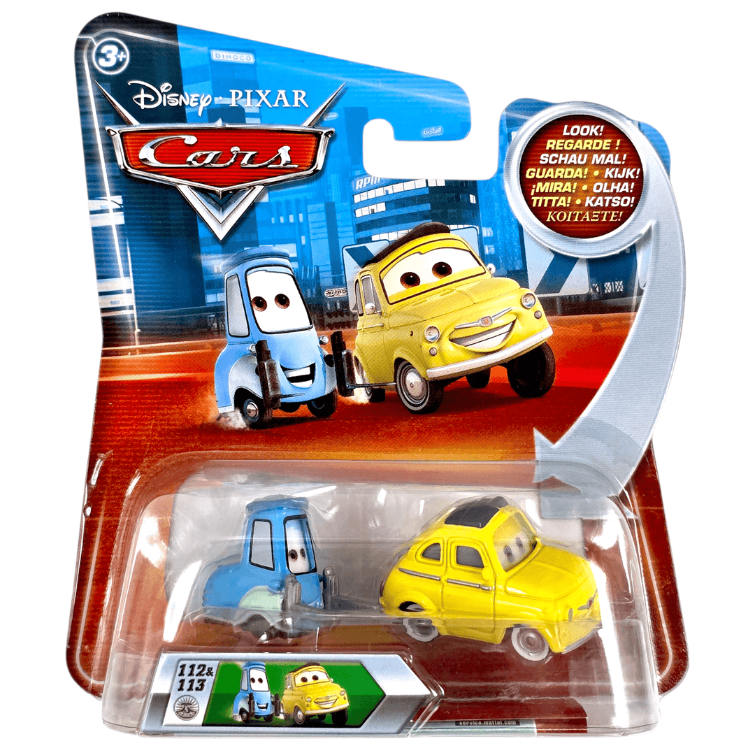 Disney Pixar - Luigi & Guido - 2009 Cars Lenticular Series - Top CollectiblesDiecastDisney Pixar