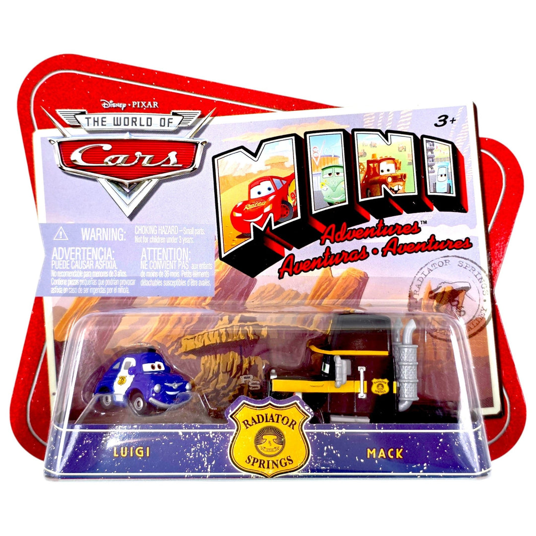Disney Pixar - Luigi & Mack - 2009 Cars Mini Adventures Radiator Springs Series - Top CollectiblesDiecastDisney Pixar