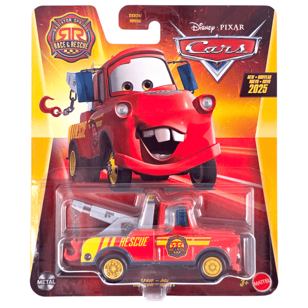 Disney Pixar - Mater - 2025 Cars Race & Rescue Series - Top CollectiblesDiecastDisney Pixar