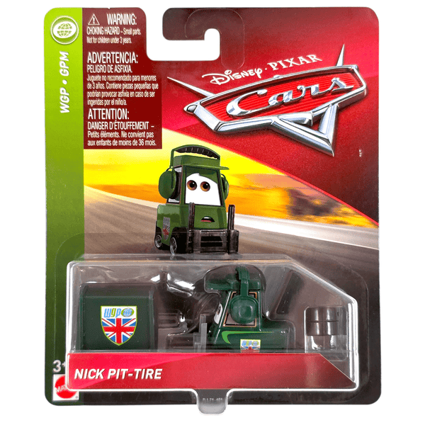 Disney Pixar - Nick Pit - Tire - 2019 Cars WGP Series - Top CollectiblesDiecastDisney Pixar