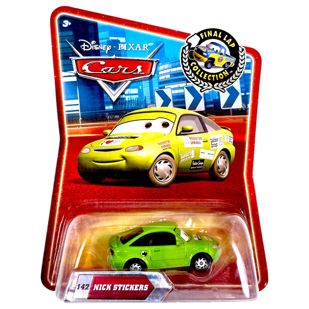 Disney Pixar - Nick Stickers - 2010 Cars Final Lap Collection Series - Top CollectiblesDiecastDisney Pixar