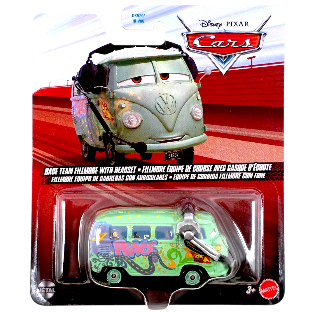Disney Pixar - Race Team Fillmore with Headset - 2026 Cars Series - Top CollectiblesDiecastDisney Pixar