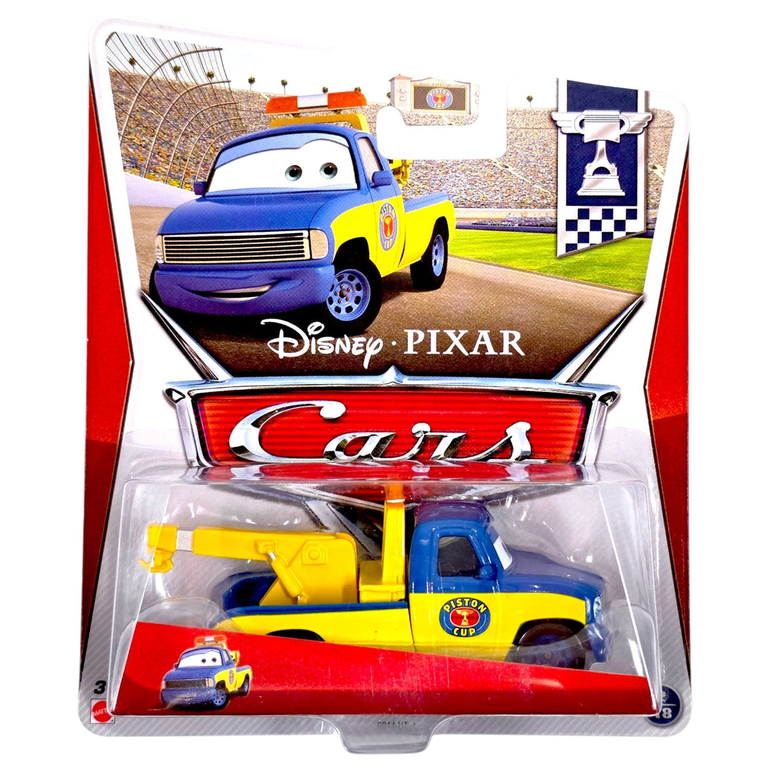 Disney Pixar - Race Tow Truck Tom - 2012 Cars Piston Cup Series - Top CollectiblesDiecastDisney Pixar