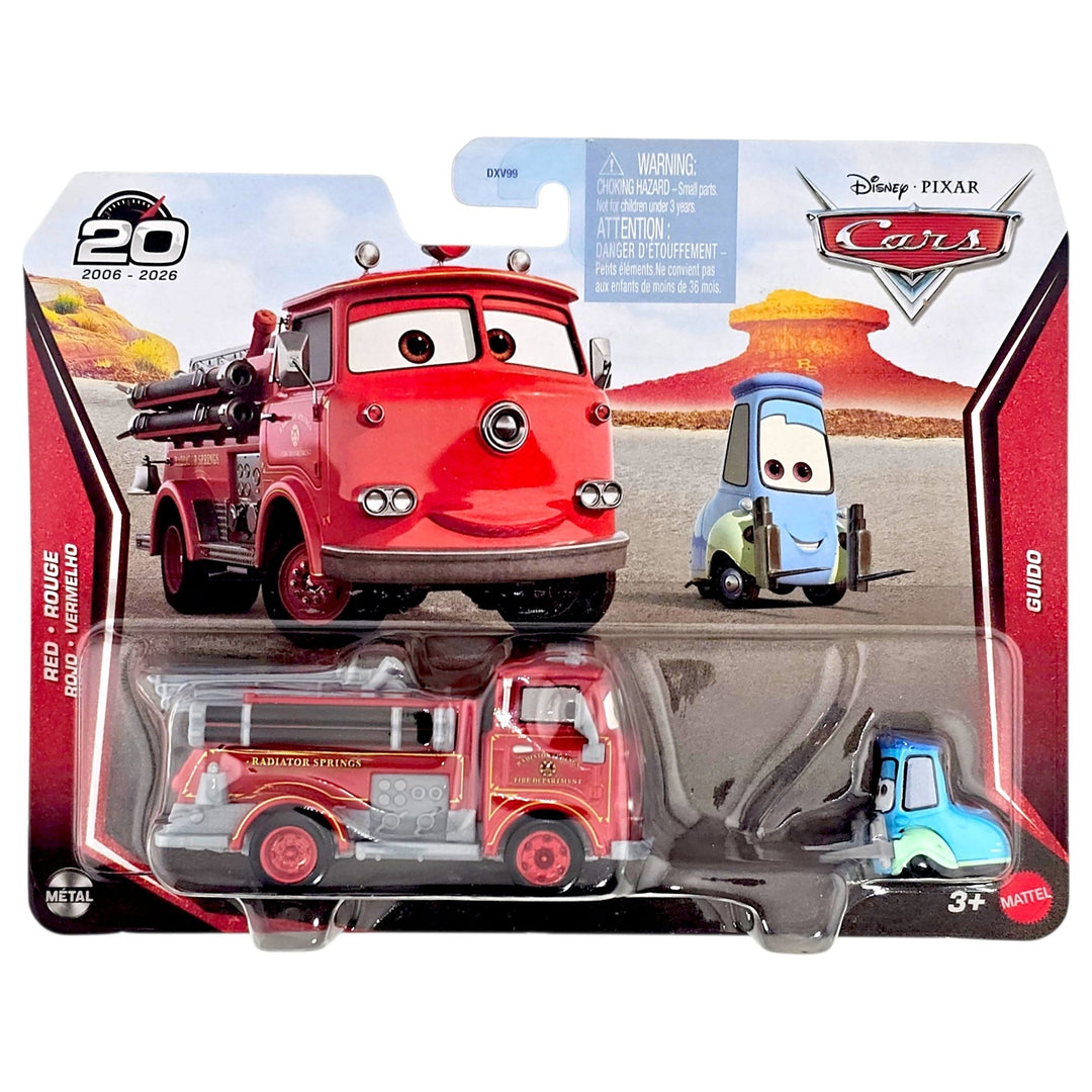 Disney Pixar - Red &amp; Guido - 2026 Cars 2-Pack - Top CollectiblesDiecastDisney Pixar