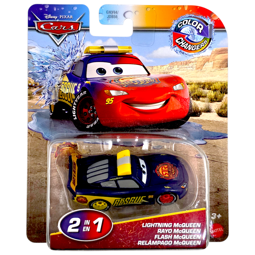 Disney Pixar - Rescue Lightning McQueen - 2026 Cars Color Changers Series - Top CollectiblesDiecastDisney Pixar