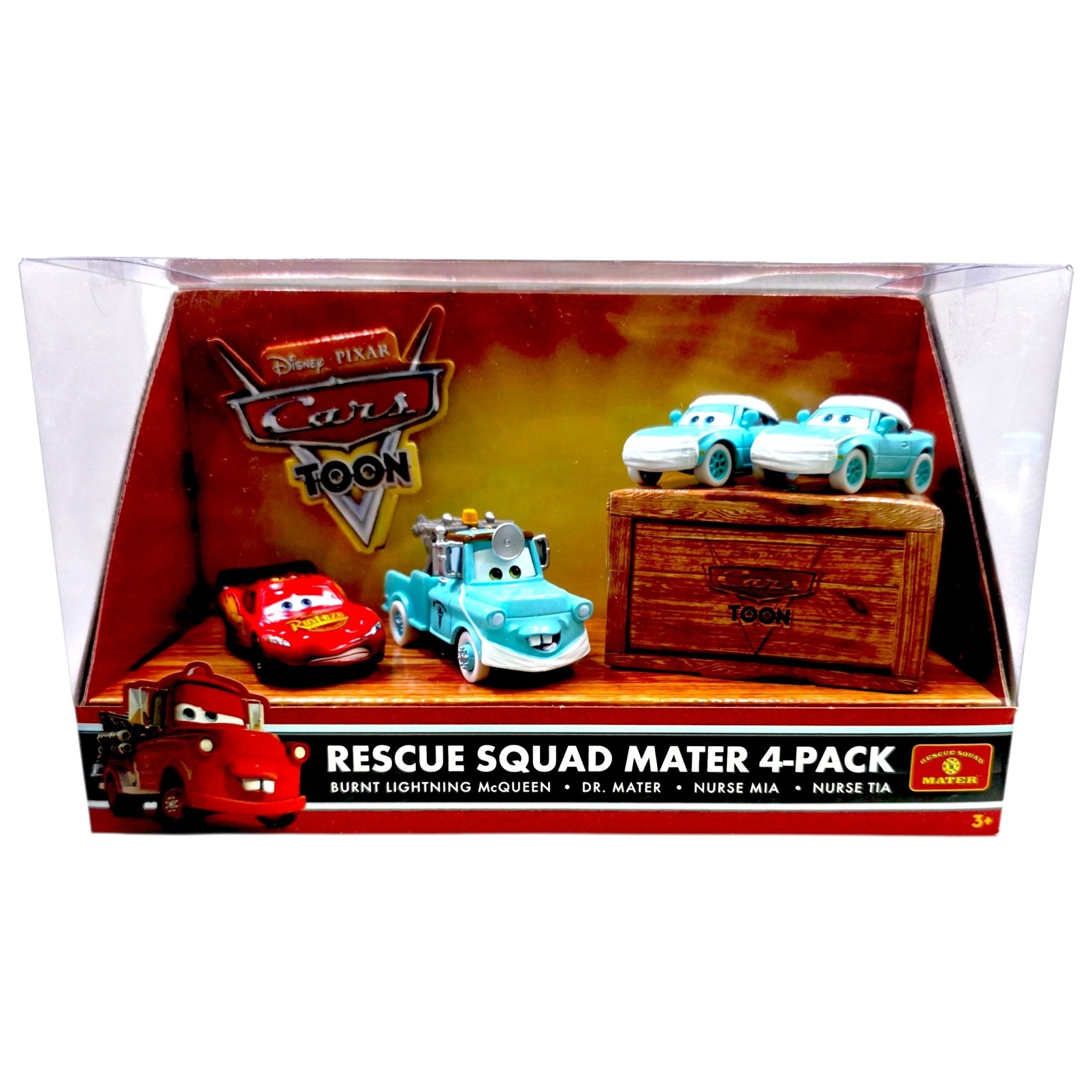 Disney Pixar - Rescue Squad Mater - Cars Toon 4-Pack – Top