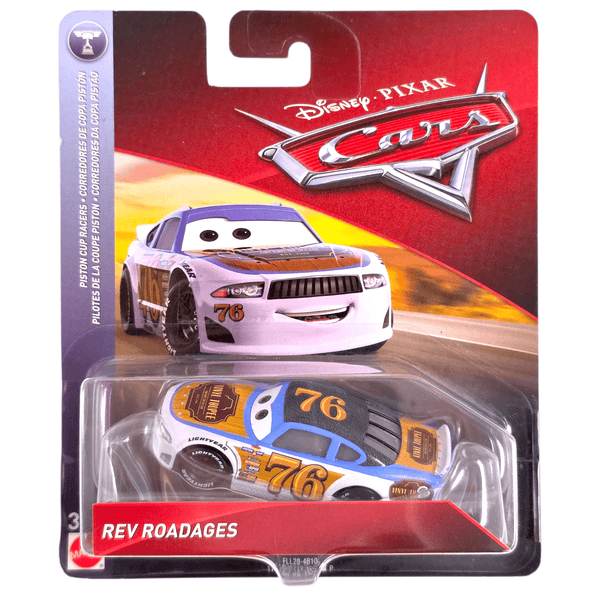 Disney Pixar - Rev Roadages - 2018 Cars Piston Cup Racers Series - Top CollectiblesDiecastDisney Pixar
