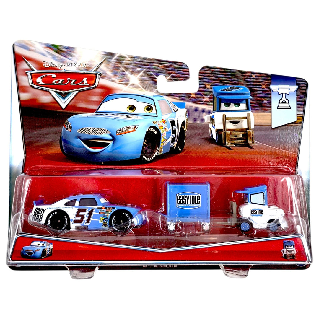 Disney Pixar - Ruby "Easy" Oaks & Easy Idle Petty - 2014 Cars Piston Cup 2-Pack - Top CollectiblesDiecastDisney Pixar