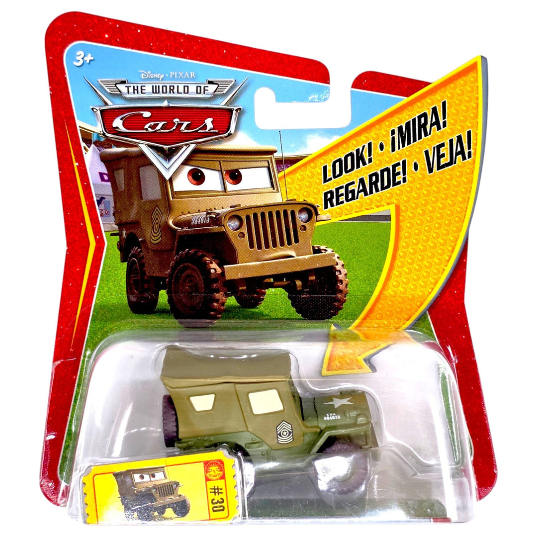 Disney Pixar - Sarge - 2009 The World of Cars Lenticular Series - Top CollectiblesDiecastDisney Pixar