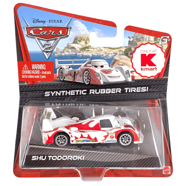 Disney Pixar - Shu Todoroki - 2010 Cars Synthetic Rubber Tires ! Series *Kmart Exclusive* - Top CollectiblesDiecastDisney Pixar
