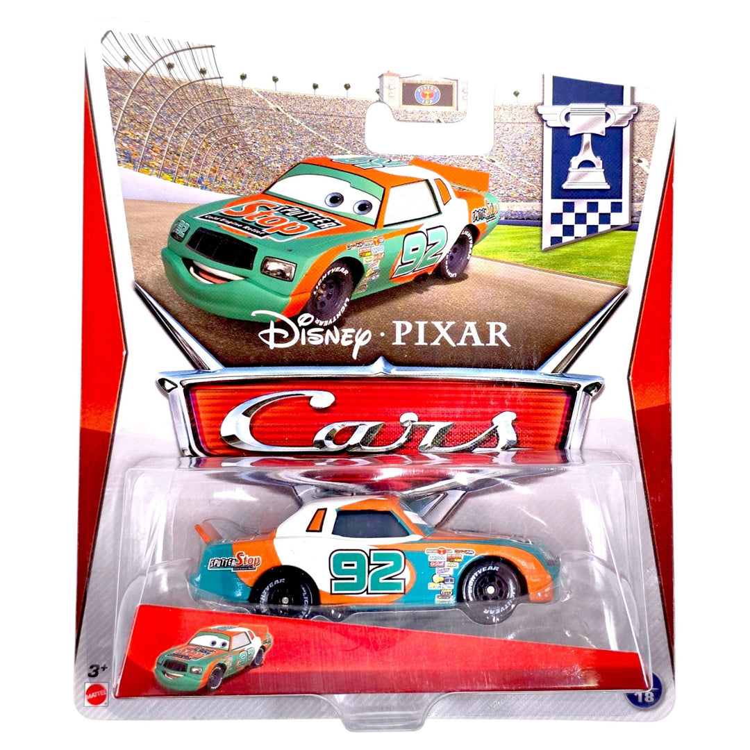 Disney Pixar - Sputter Stop 92 - 2012 Cars Piston Cup Series - Top CollectiblesDiecastDisney Pixar