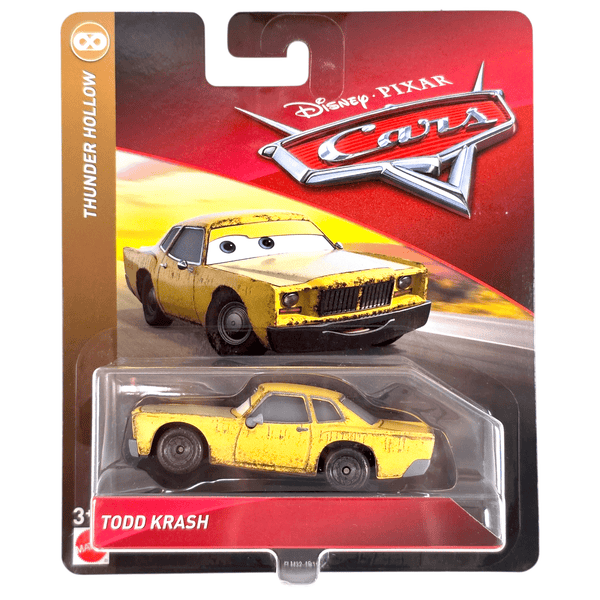 Disney Pixar - Todd Krash - 2019 Cars Thunder Hollow Series - Top CollectiblesDiecastDisney Pixar