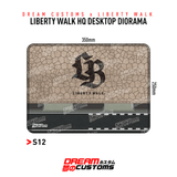 Dream Customs - Desktop Diorama 350mm X 250mm with LB Logo - Top CollectiblesDiecastDream Customs