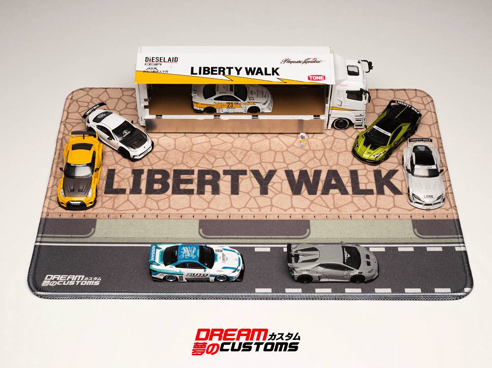 Dream Customs - Desktop Diorama 350mm X 250mm with LIBERTYWALK - Top CollectiblesDiecastDream Customs