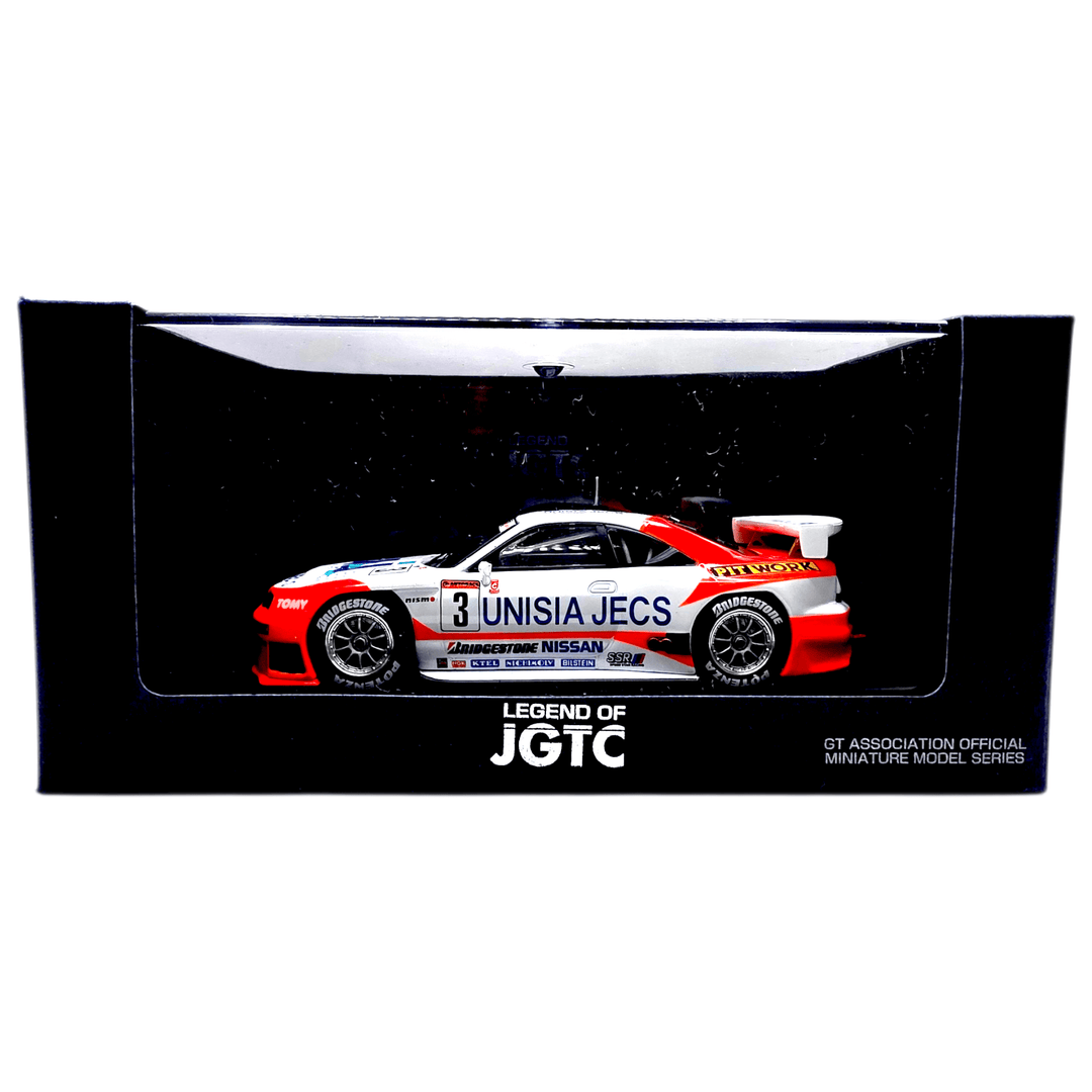 Ebbro - Unisia JECS Skyline (R33) JGTC 1998 - Legend of JGTC Series *1/43 Scale* - Top CollectiblesDiecastEbbro