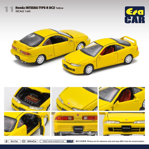 Era Car - Honda Integra Type R DC2 - Yellow - Top CollectiblesDiecastEra Car