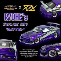 Error 404 - Ryohe's Nissan Skyline R34 "Gifted" *LOT 57 Exclusive* - Top CollectiblesDiecastError 404