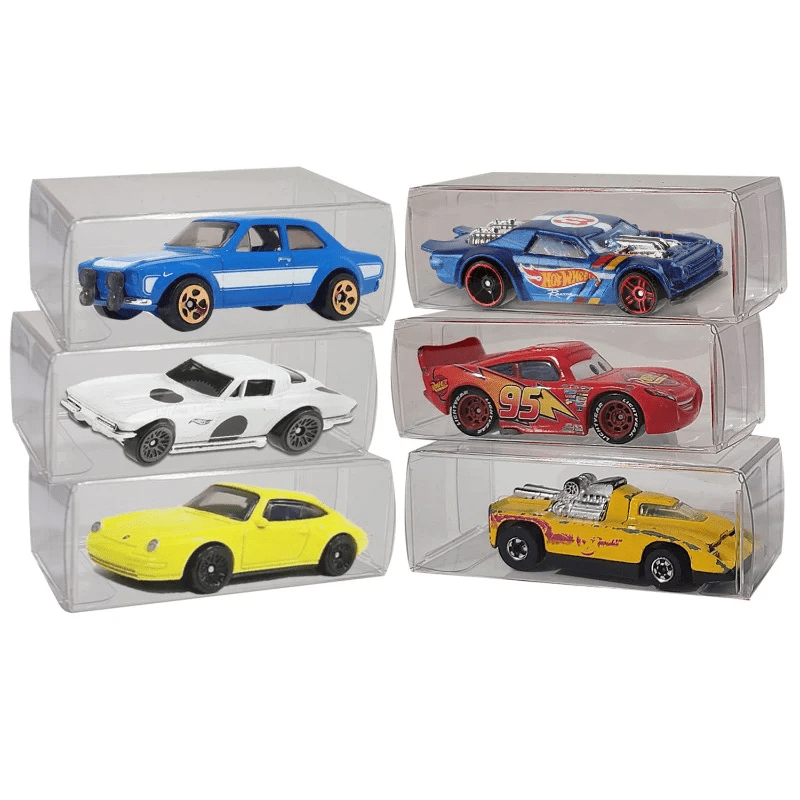 EvoRetro - 50 - Pack Plastic Protectors for Loose 1/64 Scale Diecasts - Top CollectiblesAccessoryEvo Retro