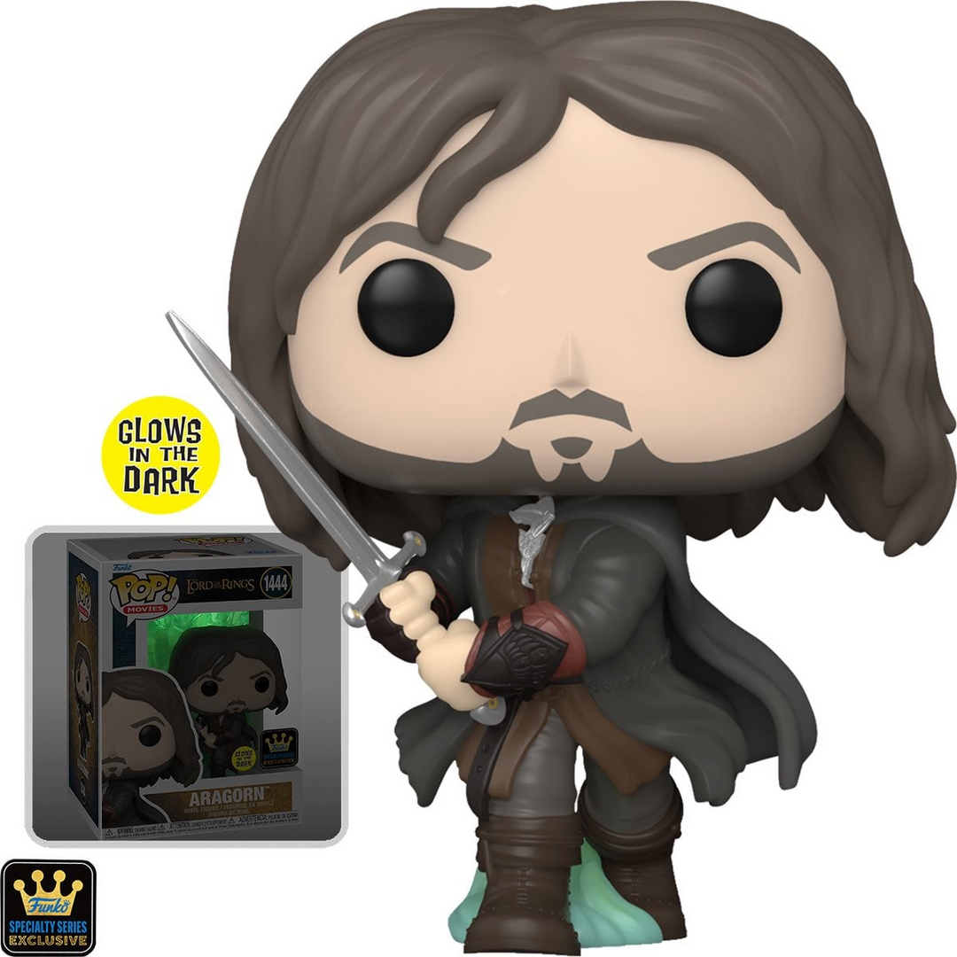 Funko - Aragorn "Army of the Dead" (The Lord of The Rings) - Glow-in-the-Dark Pop! Vinyl Figure